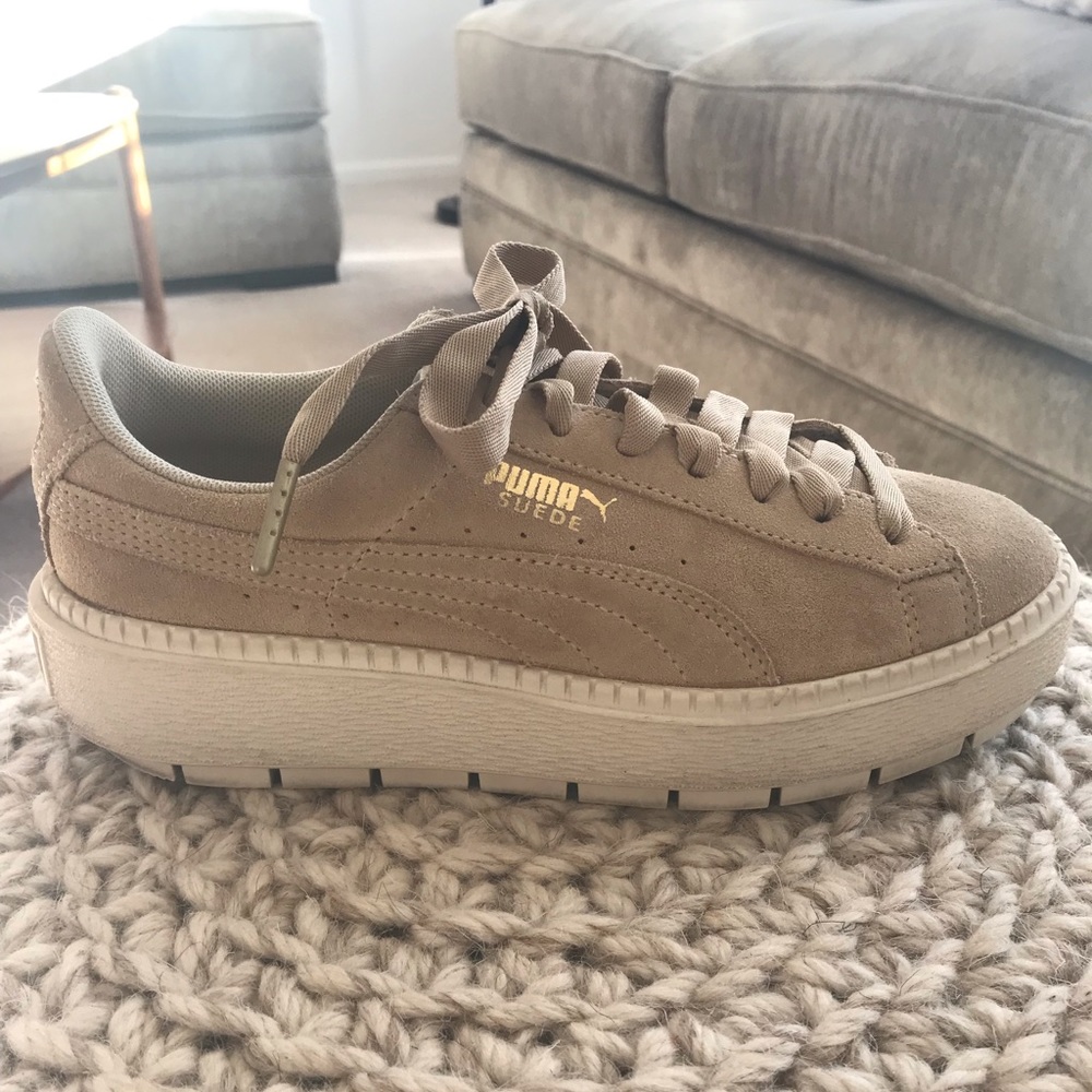 PUMA TRACE PLATFORM SNEAKER 6.5